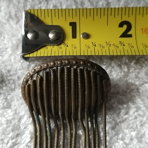 Vintage Jack Smile fringe clip-on earrings - Picture 5 of 6